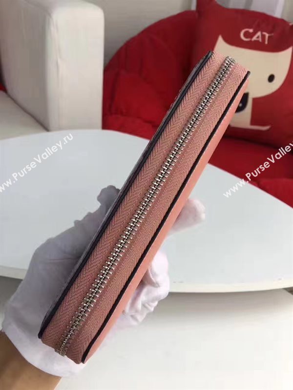 Fendi wallet gray pink bag 5484