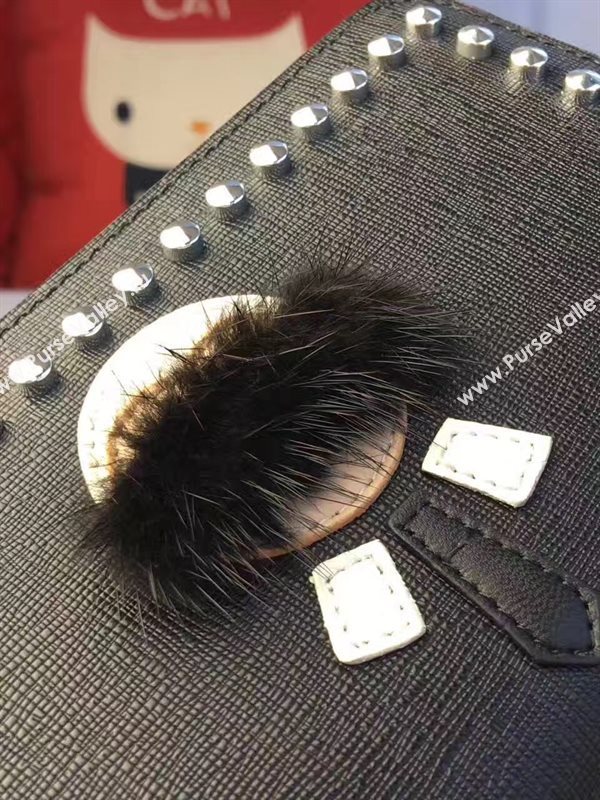 Fendi wallet black stud v bag 5485