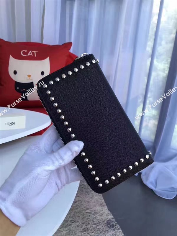 Fendi wallet black stud v bag 5485