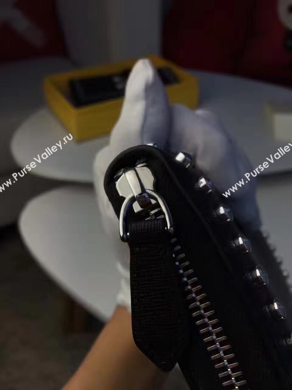 Fendi wallet black stud v bag 5485