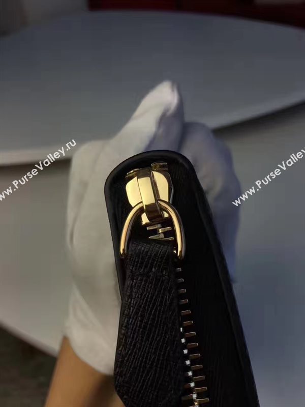 Fendi tri-black wallet bag 5487