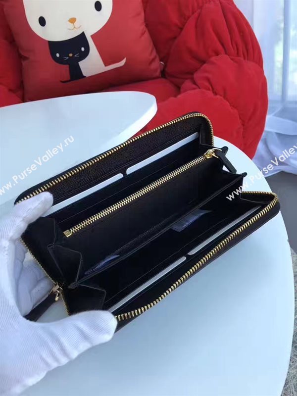 Fendi tri-black wallet bag 5487