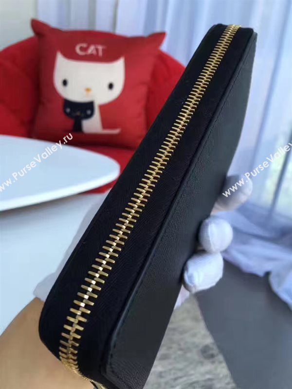 Fendi tri-black wallet bag 5487