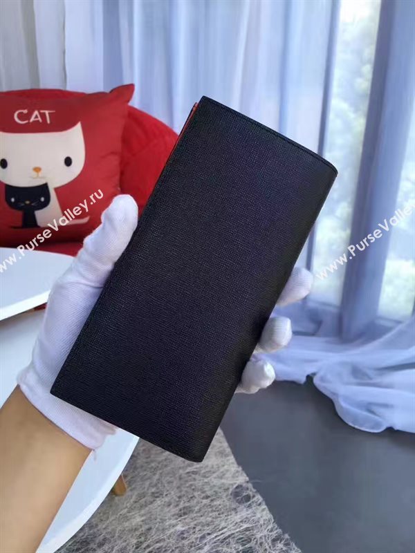 Fendi wallet black red v bag 5488