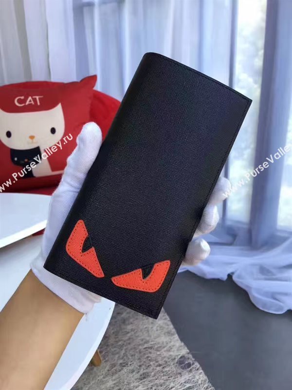 Fendi wallet black red v bag 5488