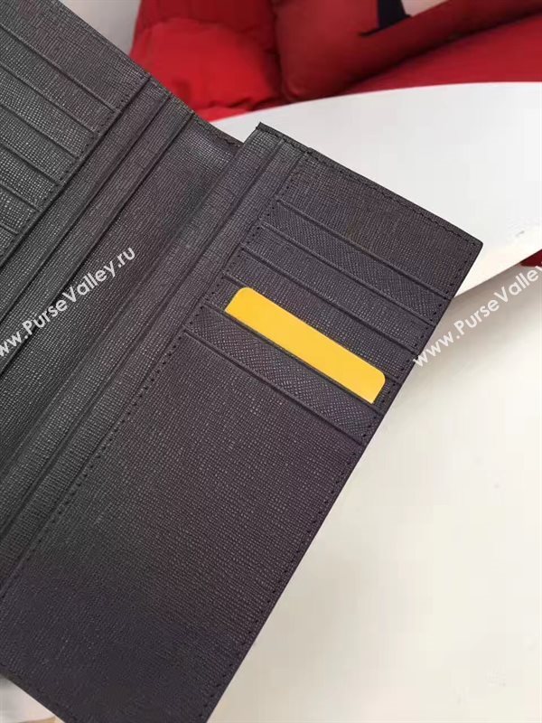 Fendi wallet yellow black bag 5489