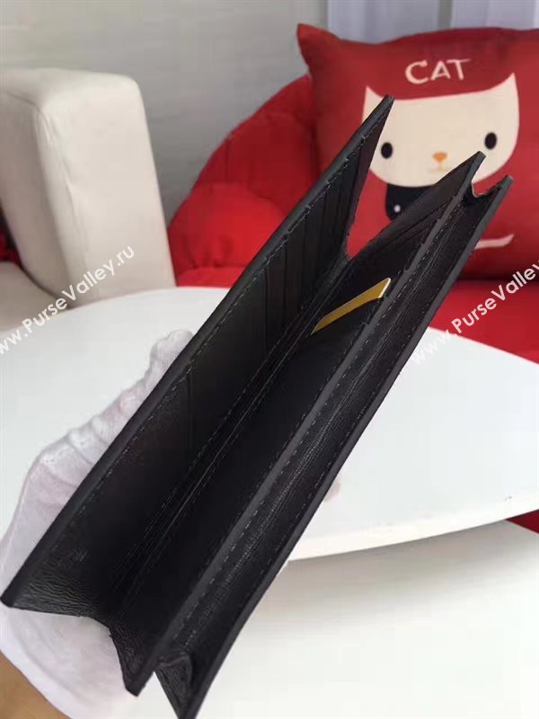 Fendi wallet yellow black bag 5489