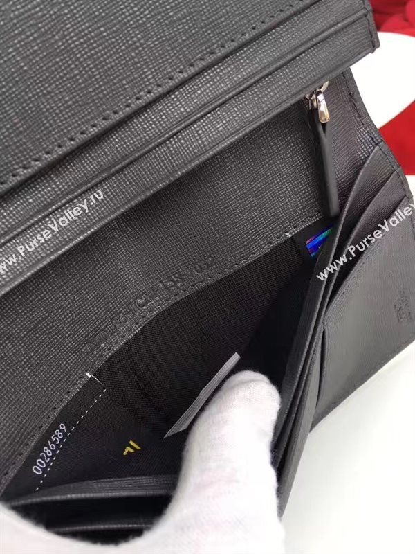 Fendi wallet yellow black bag 5489