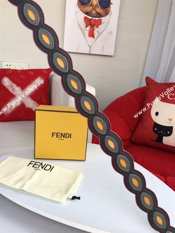 Fendi strap wine you gray 5492