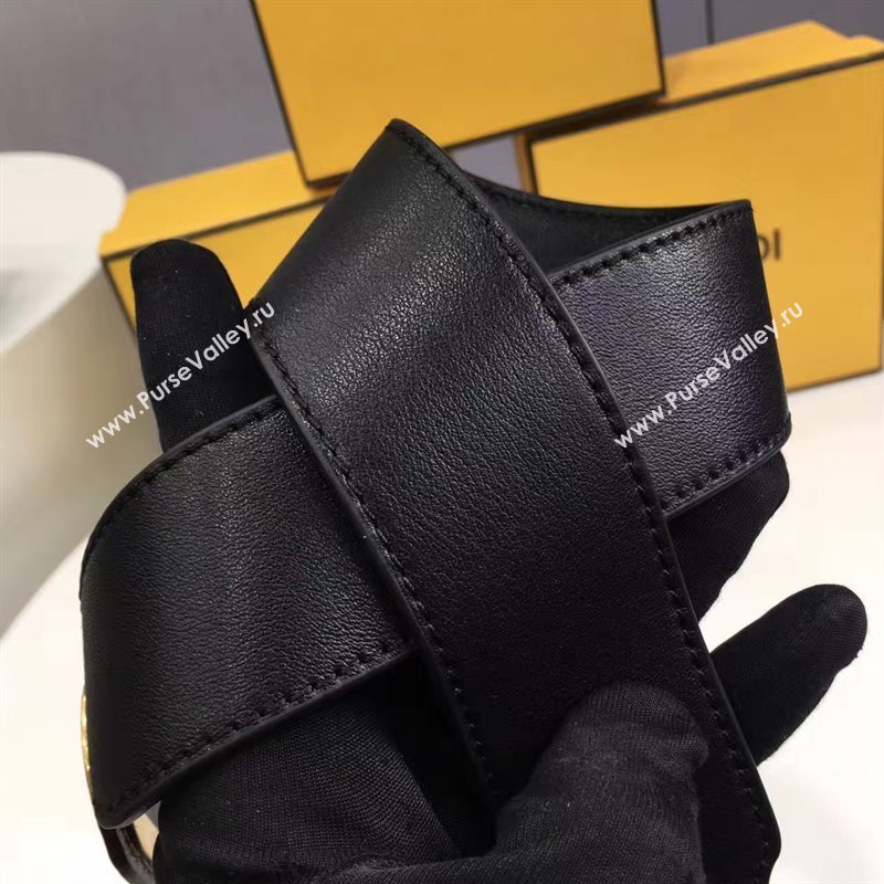 Fendi strap you v black gold 5493