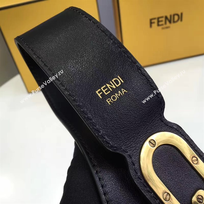 Fendi strap you v black gold 5493