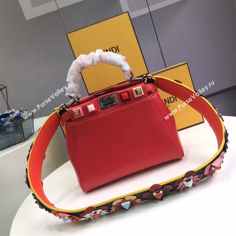 Fendi strap you v red flower 5495