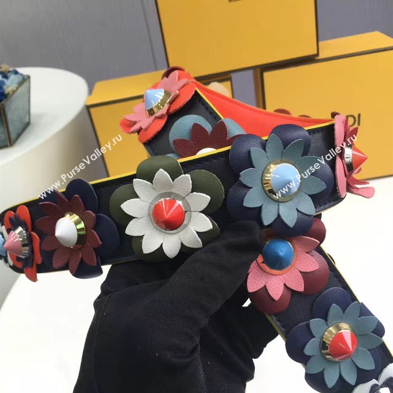 Fendi strap you v red flower 5495