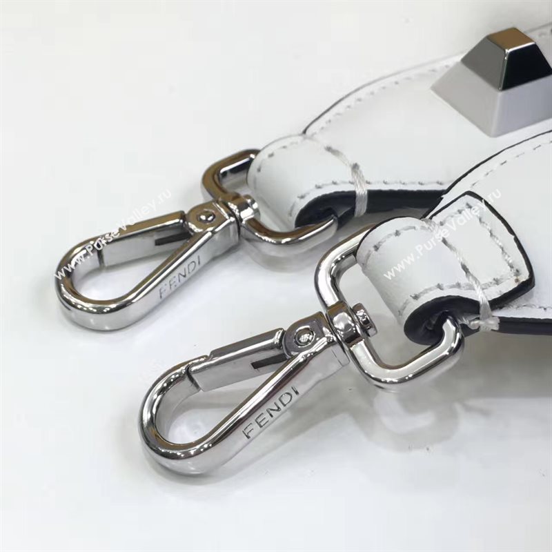 Fendi strap you cream silver v hardware 5498