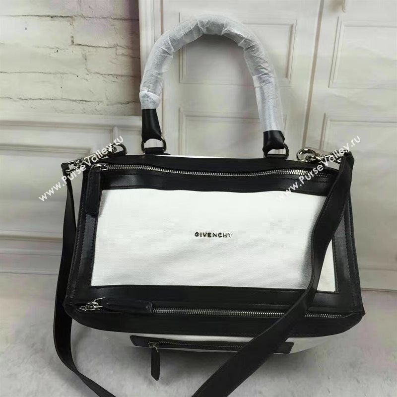 Givenchy medium pandora black white bag 5402
