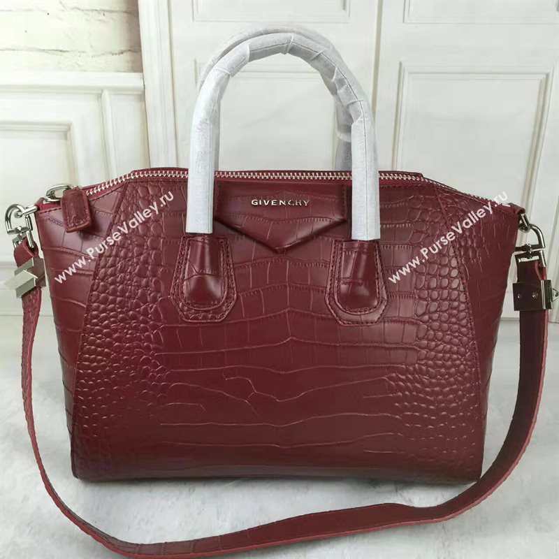 Givenchy large wine antigona bag 5411