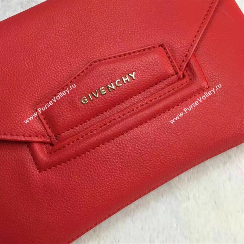 Givenchy large clutch red bag 5431