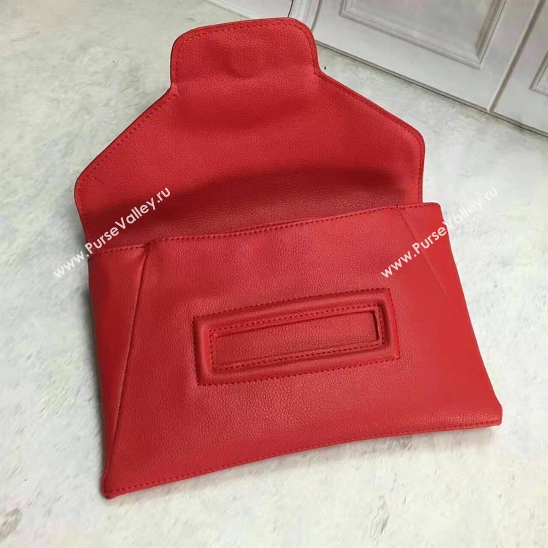Givenchy large clutch red bag 5431