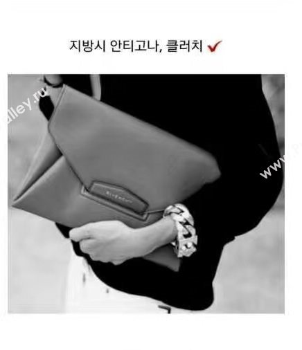 Givenchy gray clutch large bag 5432