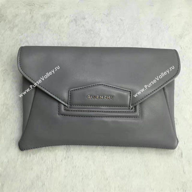 Givenchy gray clutch large bag 5432