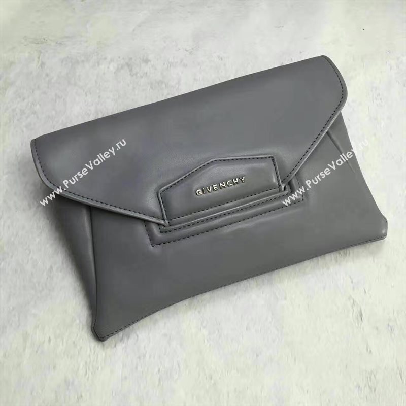 Givenchy gray clutch large bag 5432