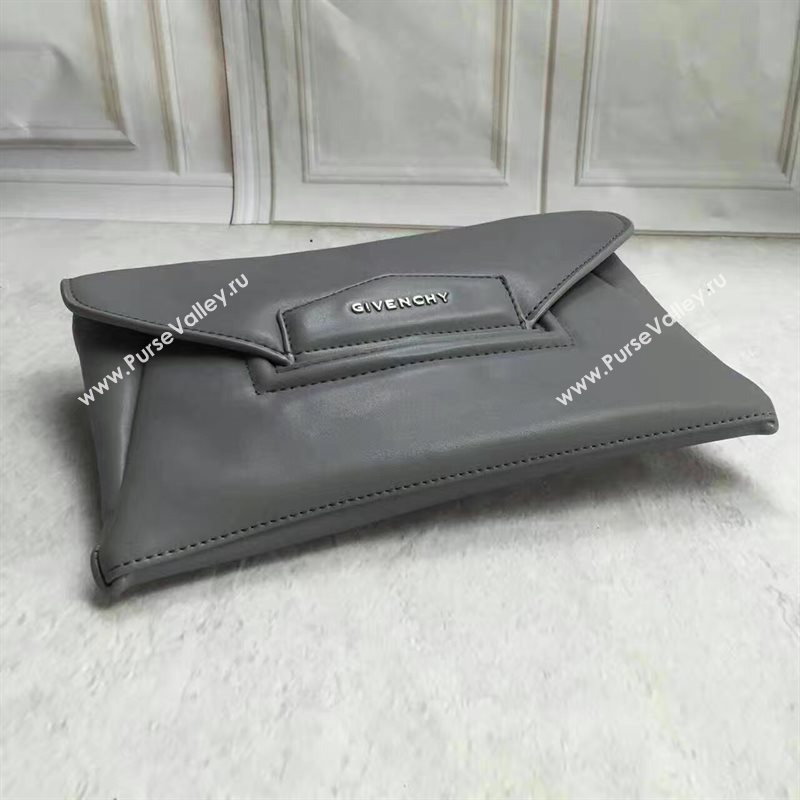 Givenchy gray clutch large bag 5432