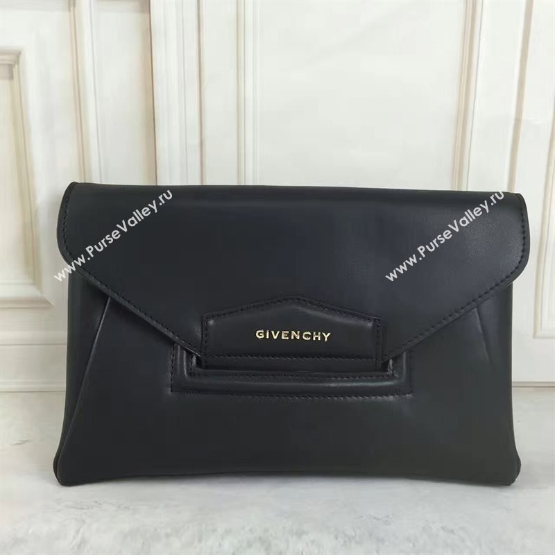 Givenchy clutch black large bag 5433