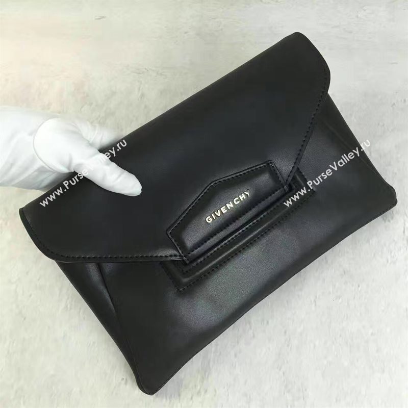 Givenchy clutch black large bag 5433