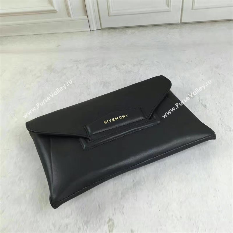 Givenchy clutch black large bag 5433