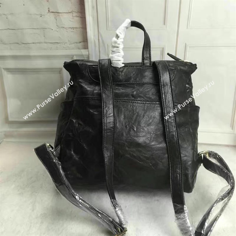 Givenchy hand sheepskin backpack black bag 5437
