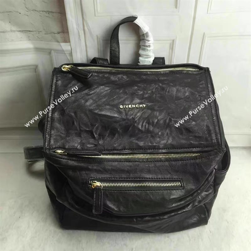 Givenchy hand sheepskin backpack black bag 5437