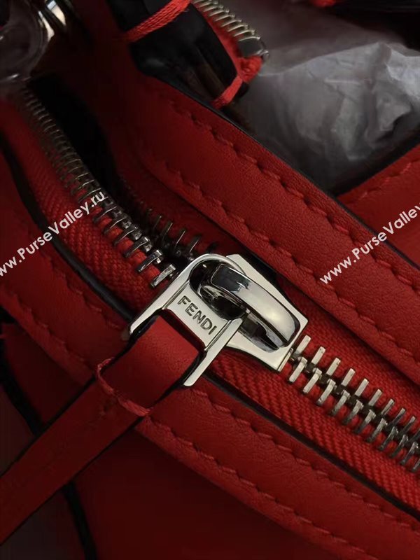 Fendi shoulder tote red bag 5541