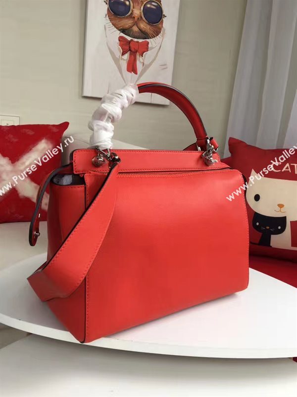 Fendi shoulder tote red bag 5541