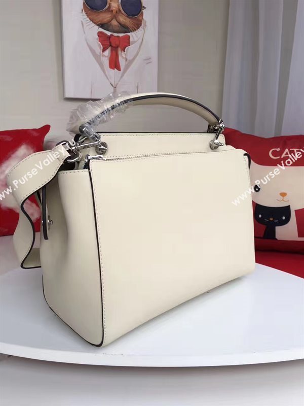 Fendi shoulder tote cream bag 5542