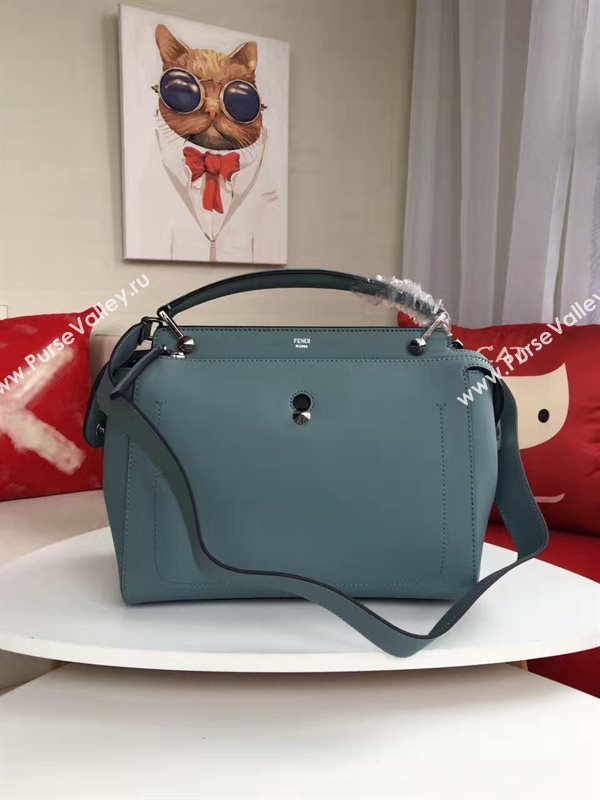 Fendi shoulder light tote blue bag 5543