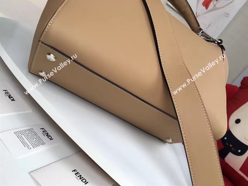 Fendi shoulder tote tan bag 5544