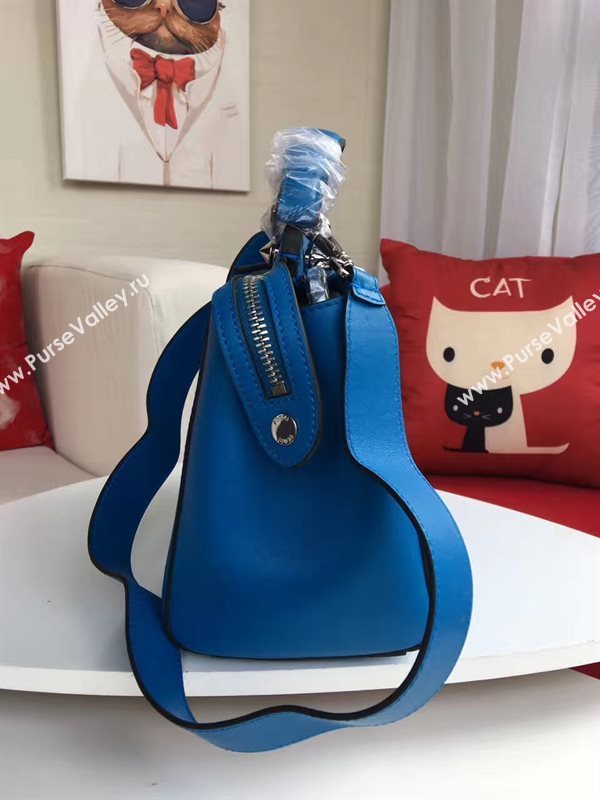 Fendi shoulder blue tote bag 5545