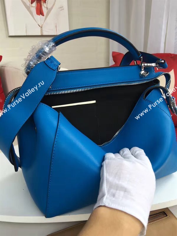 Fendi shoulder blue tote bag 5545