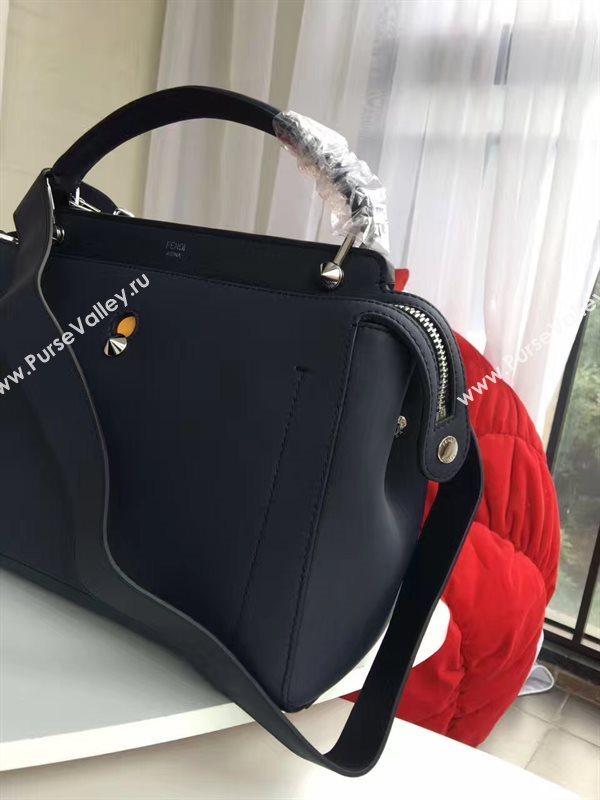 Fendi shoulder black tote bag 5546