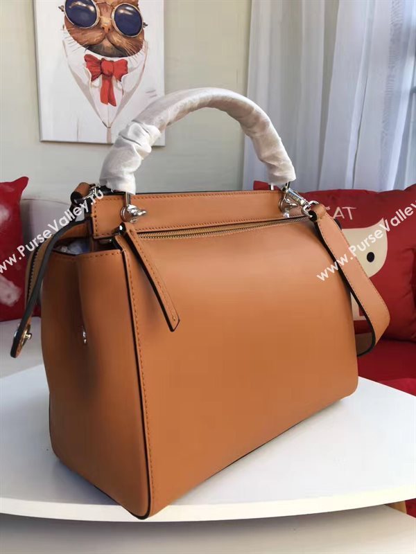 Fendi shoulder tote tan bag 5547