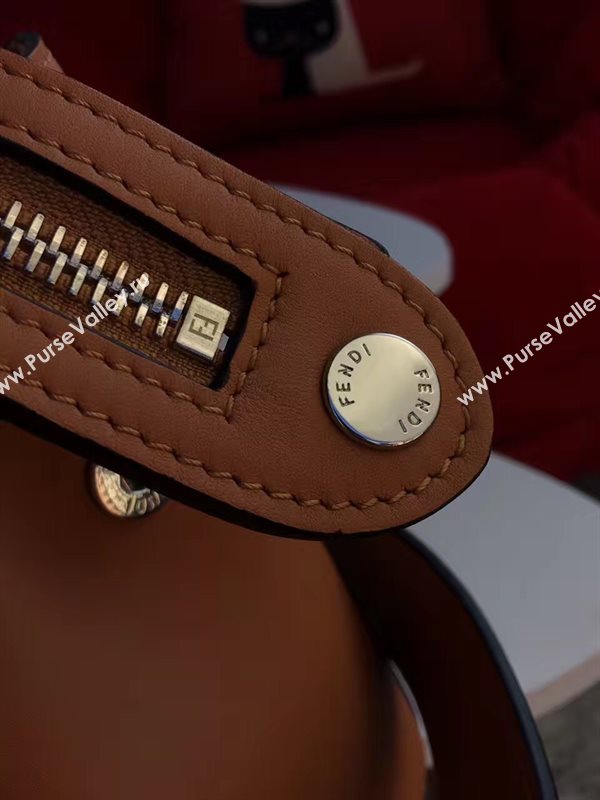 Fendi shoulder tote tan bag 5547