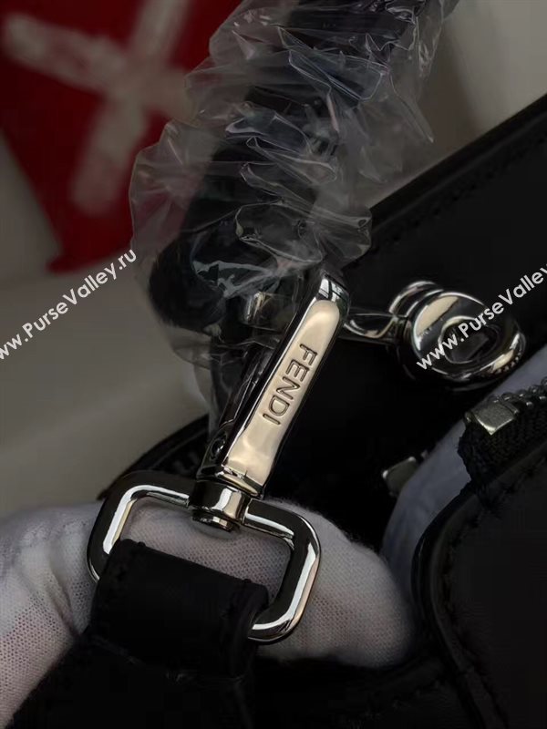 Fendi black tote shoulder bag 5549