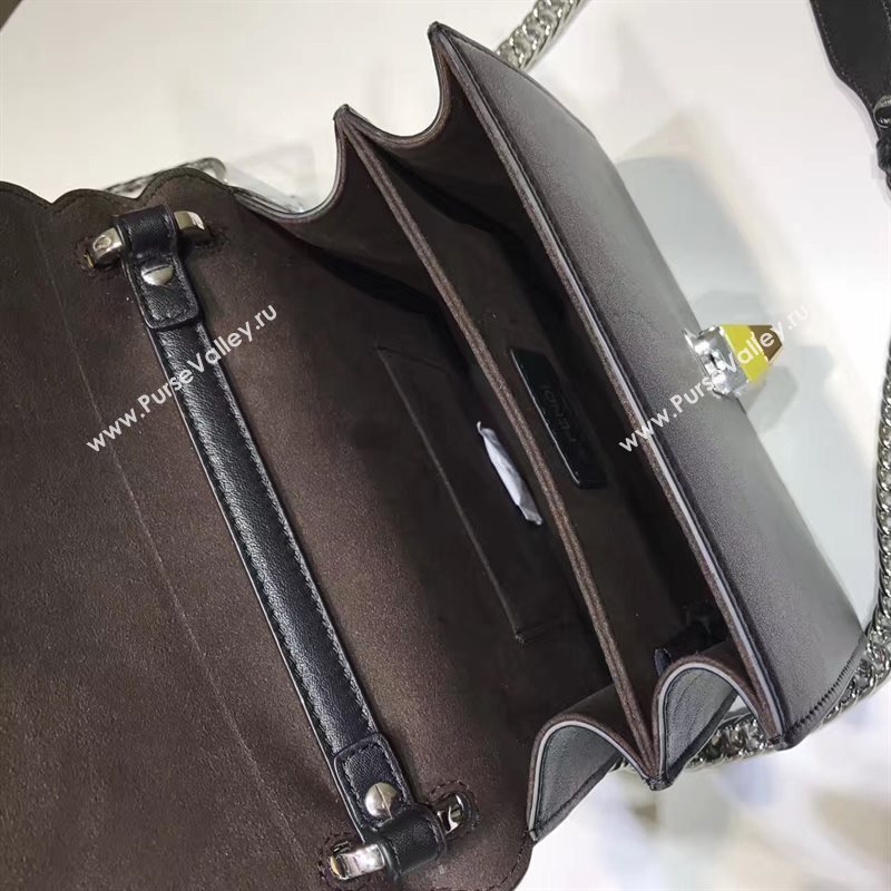 Fendi mini kan I black pink v bag 5550