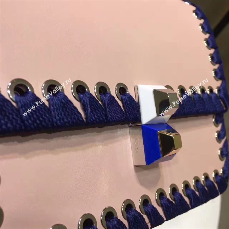 Fendi mini kan I tan navy v bag 5553