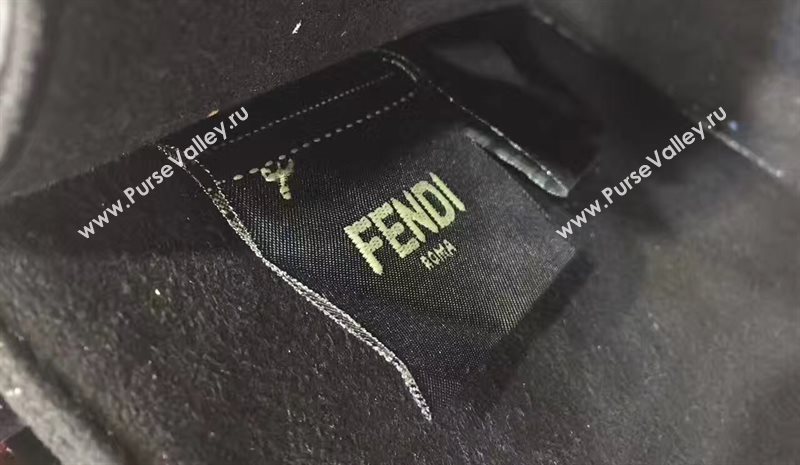 Fendi mini kan I navy coffee v bag 5555
