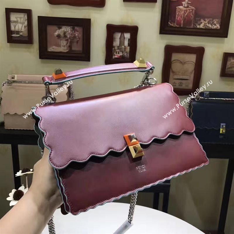 Fendi medium kan wine I bag 5559