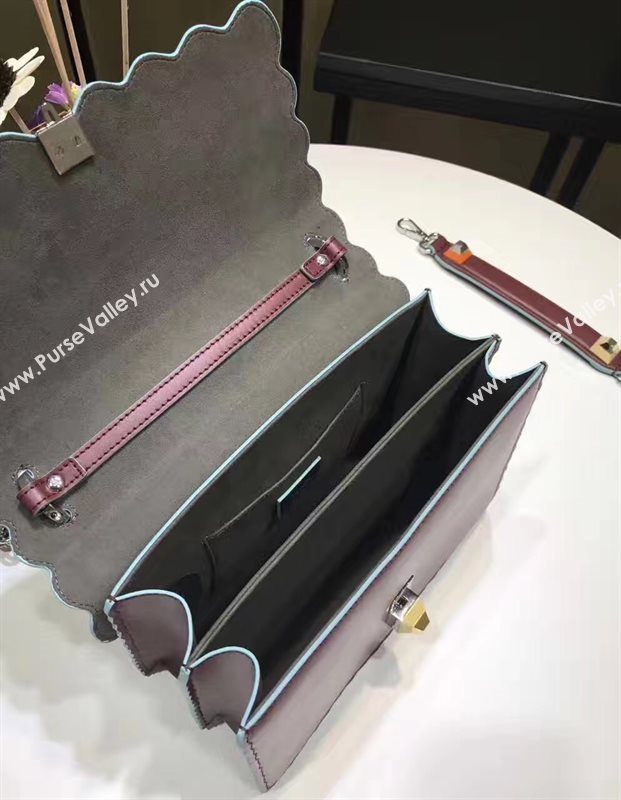 Fendi medium kan wine I bag 5559