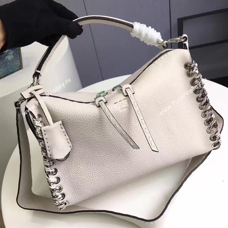 Fendi lei cream selleria bag 5562