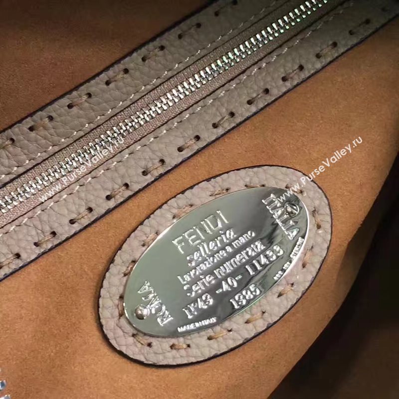 Fendi lei selleria gray light bag 5564