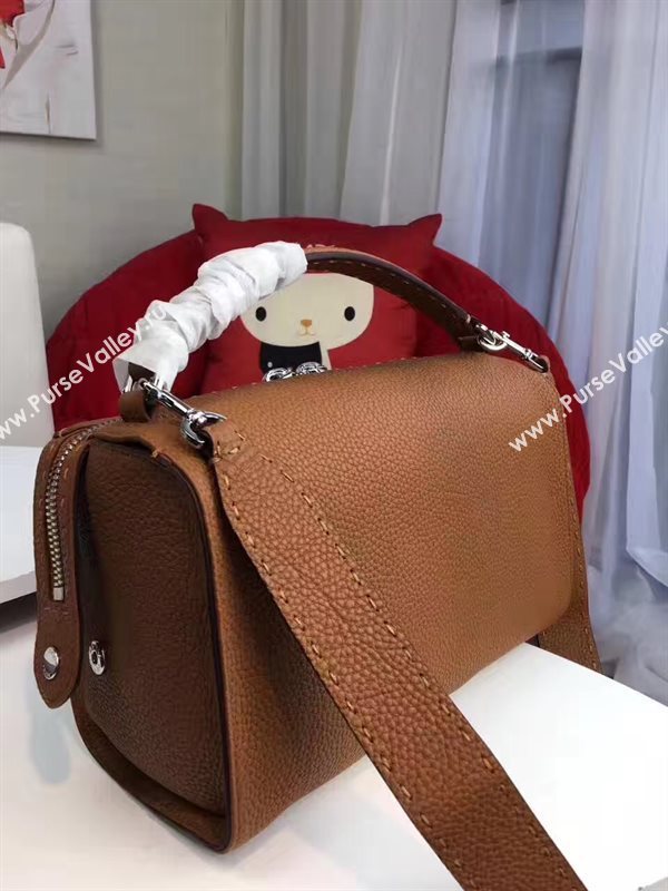 Fendi lei selleria coffee dark bag 5565